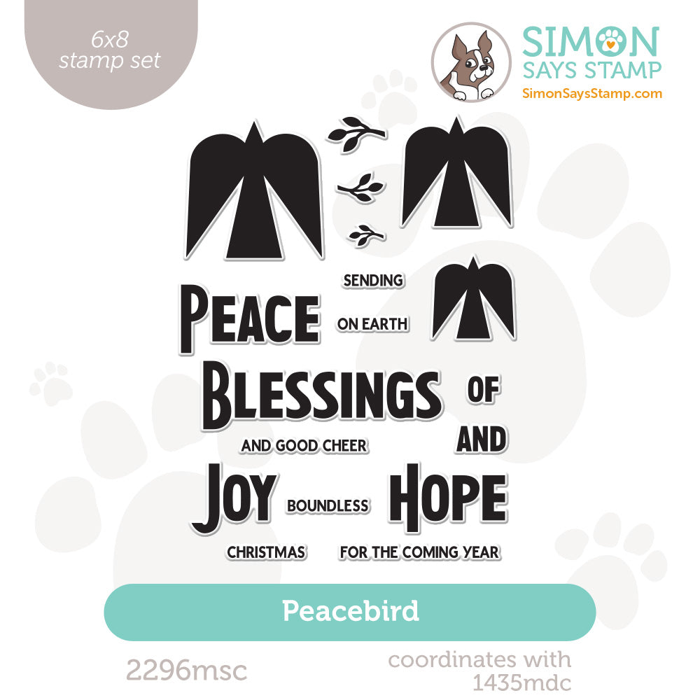 Simon Says Clear Stamps Peacebird 2296msc And Everything Nice