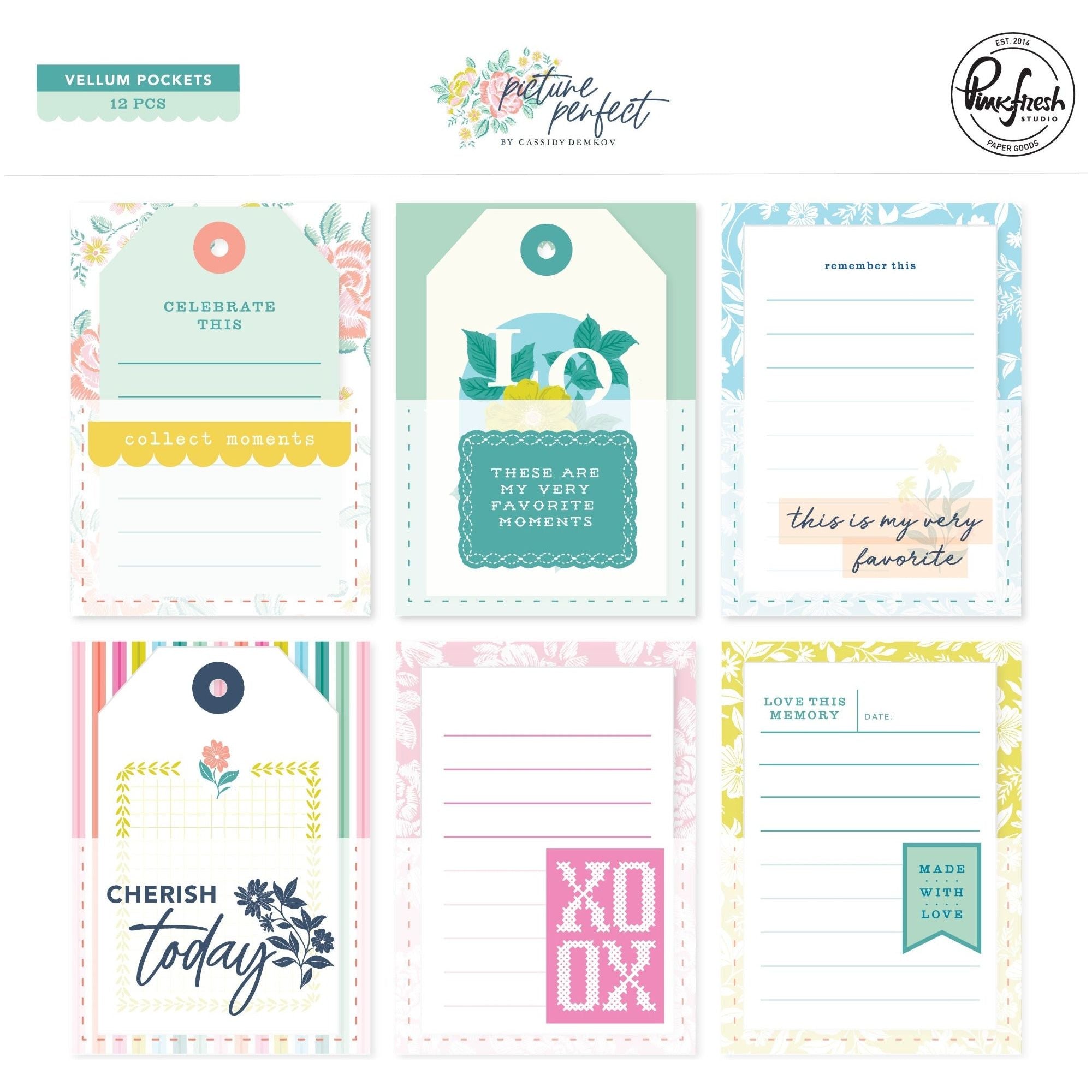 Pinkfresh Studio Picture Perfect Vellum Pockets 232724