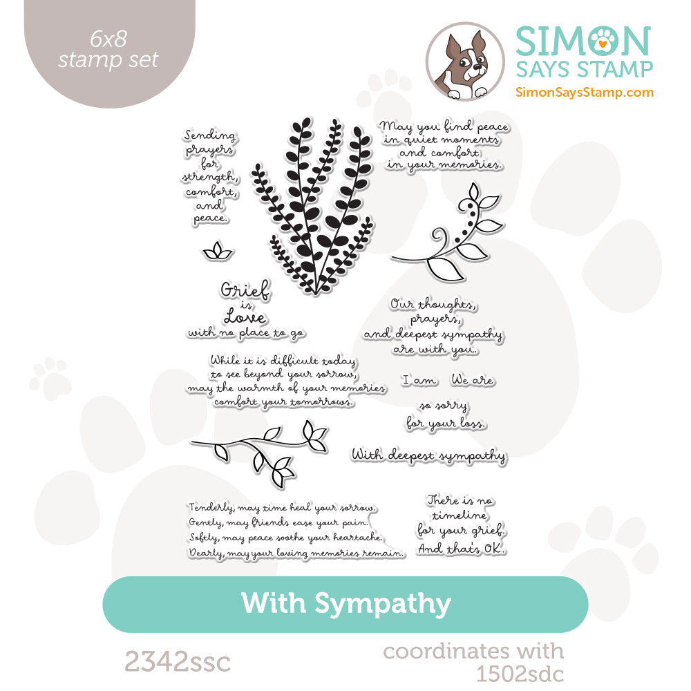 Simon Says Clear Stamps With Sympathy 2342ssc Always There