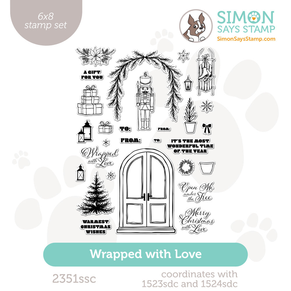 Simon Says Clear Stamps Wrapped With Love 2351ssc
