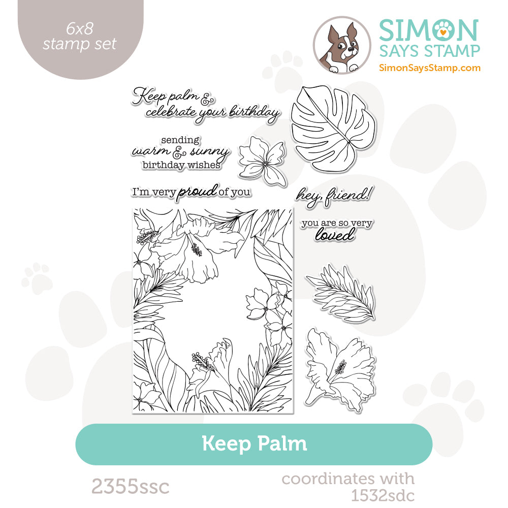 Simon Says Clear Stamps Keep Palm 2355ssc Always There