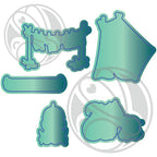 The Rabbit Hole Designs Tenting with Tailette Dies trh-235d