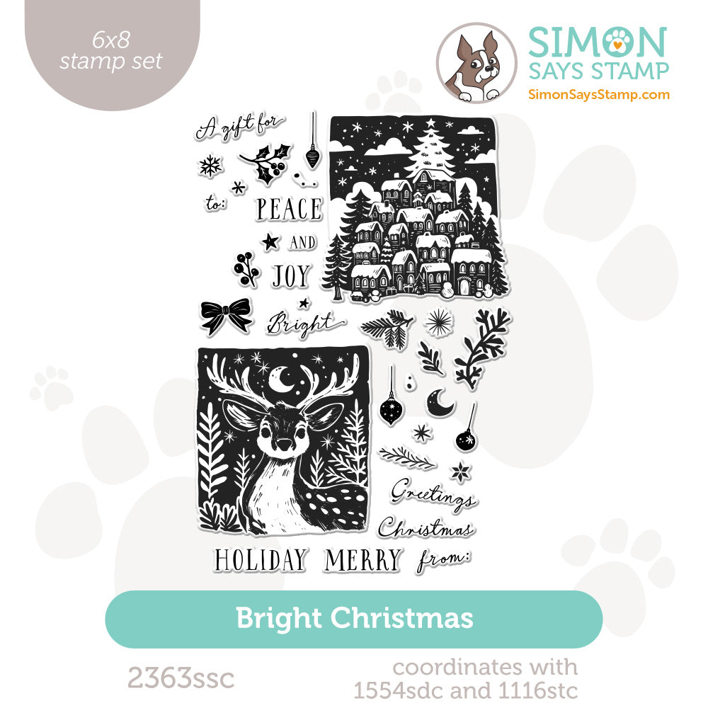 Simon Says Clear Stamps Bright Christmas 2363ssc