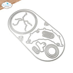 Elizabeth Craft Designs Rounded Pocket Page Dies 2366 line work