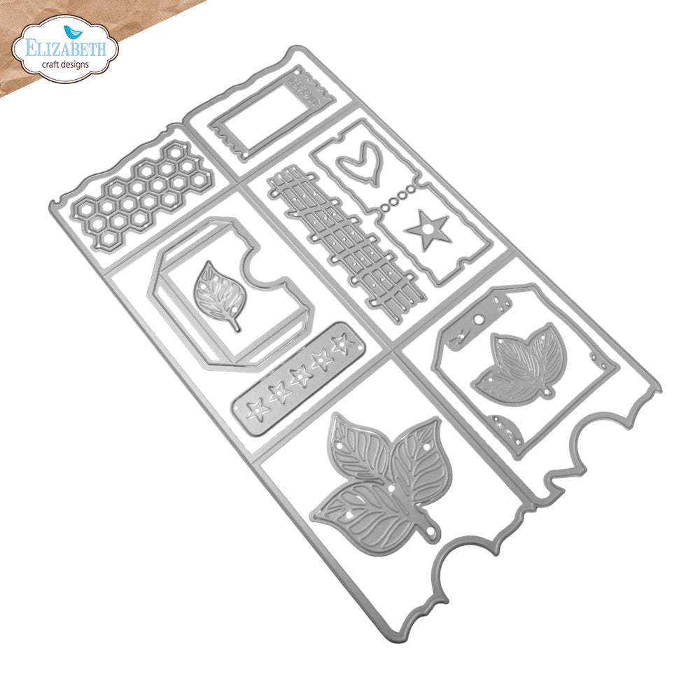 Elizabeth Craft Designs Off the Edge Pocket Dies 2367 line work