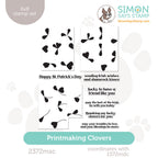Simon Says Clear Stamps Printmaking Clovers 2372msc Beautiful Moments