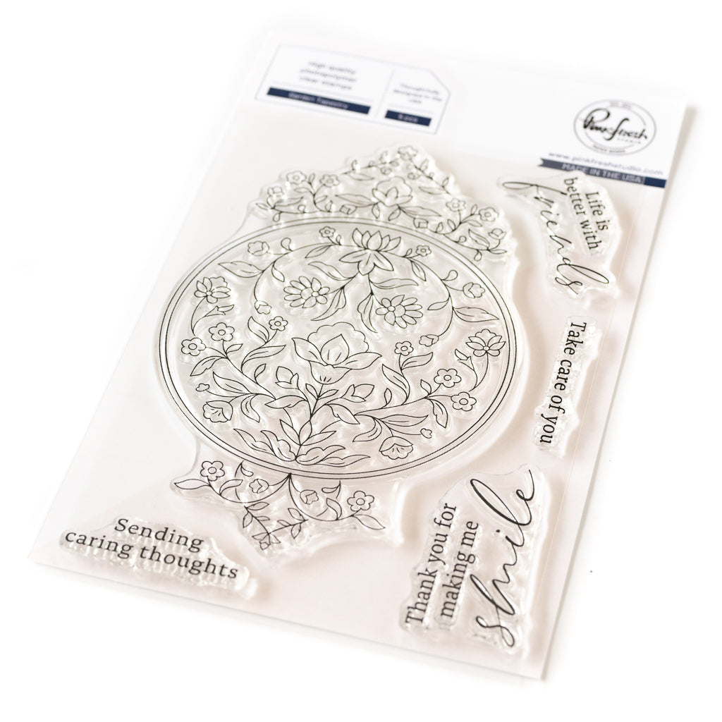 Pinkfresh Studio Garden Tapestry Bundle Clear Stamp Set