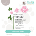 Simon Says Clear Stamps Heirloom Roses 2402ssc Always There