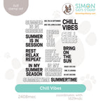 Simon Says Clear Stamps Chill Vibes 2408msc Shine On