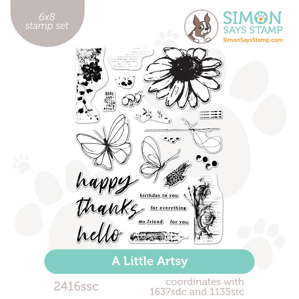 Simon Says Clear Stamps A Little Artsy 2416ssc