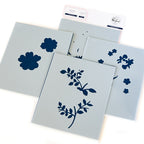 Pinkfresh Studio Never Give Up Stencil Set 242324