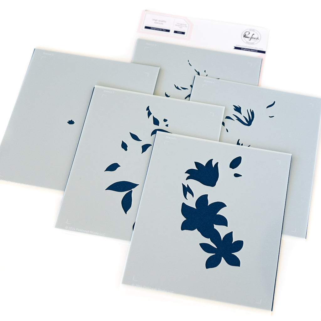 Pinkfresh Studio Delighted For You Stencils 243724