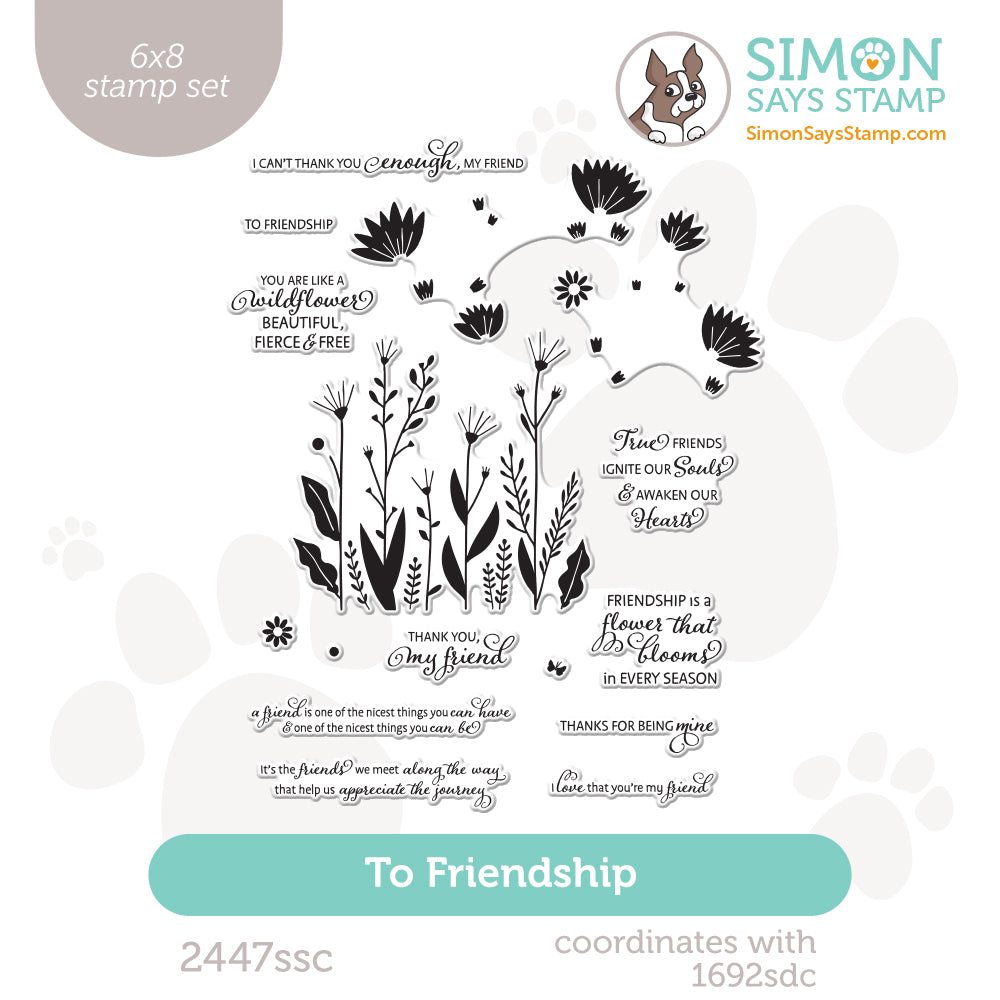 Simon Says Clear Stamps To Friendship 2447ssc Stamptember
