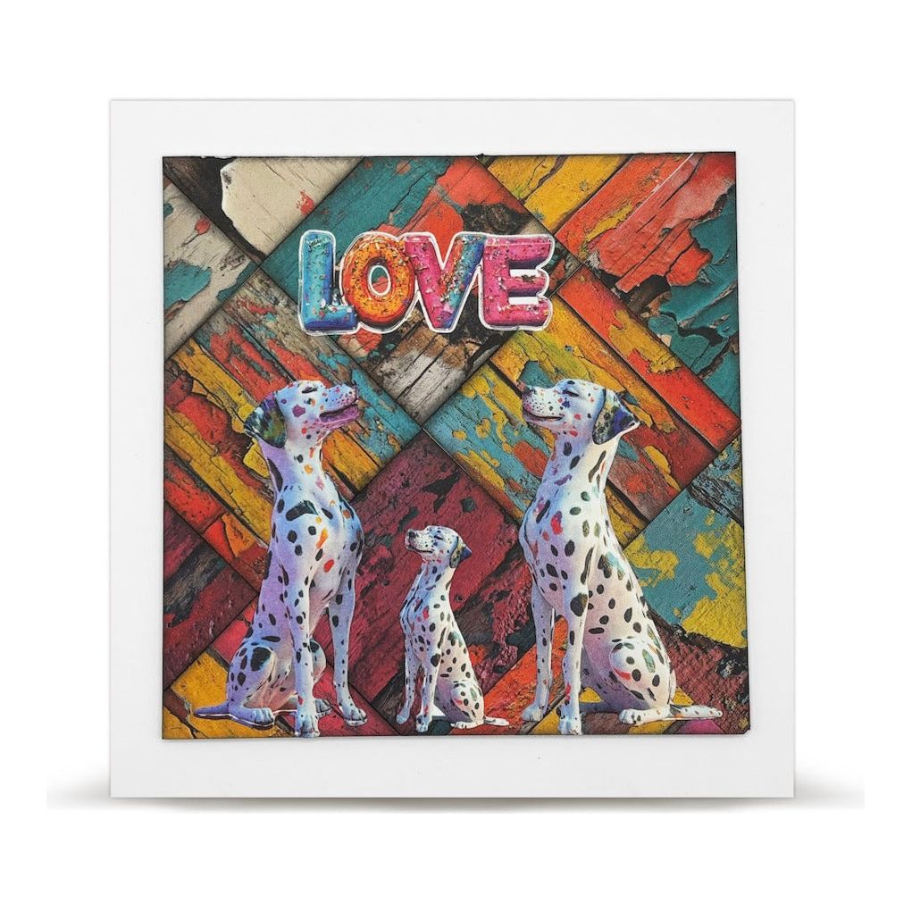 AALL & Create Boho Boards Timber Tints A6 Design Paper pa024 love