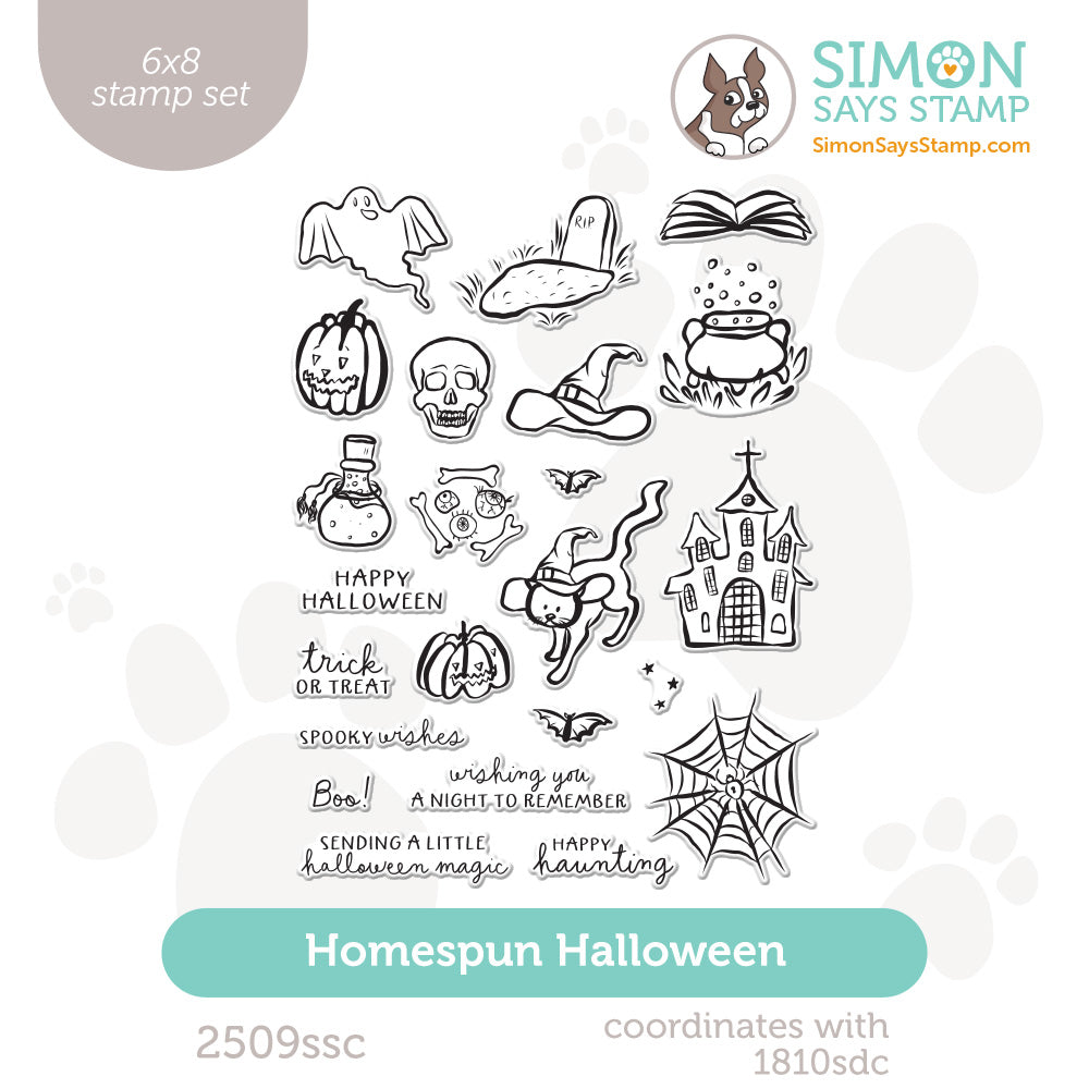 Simon Says Clear Stamps Homespun Halloween 2509ssc