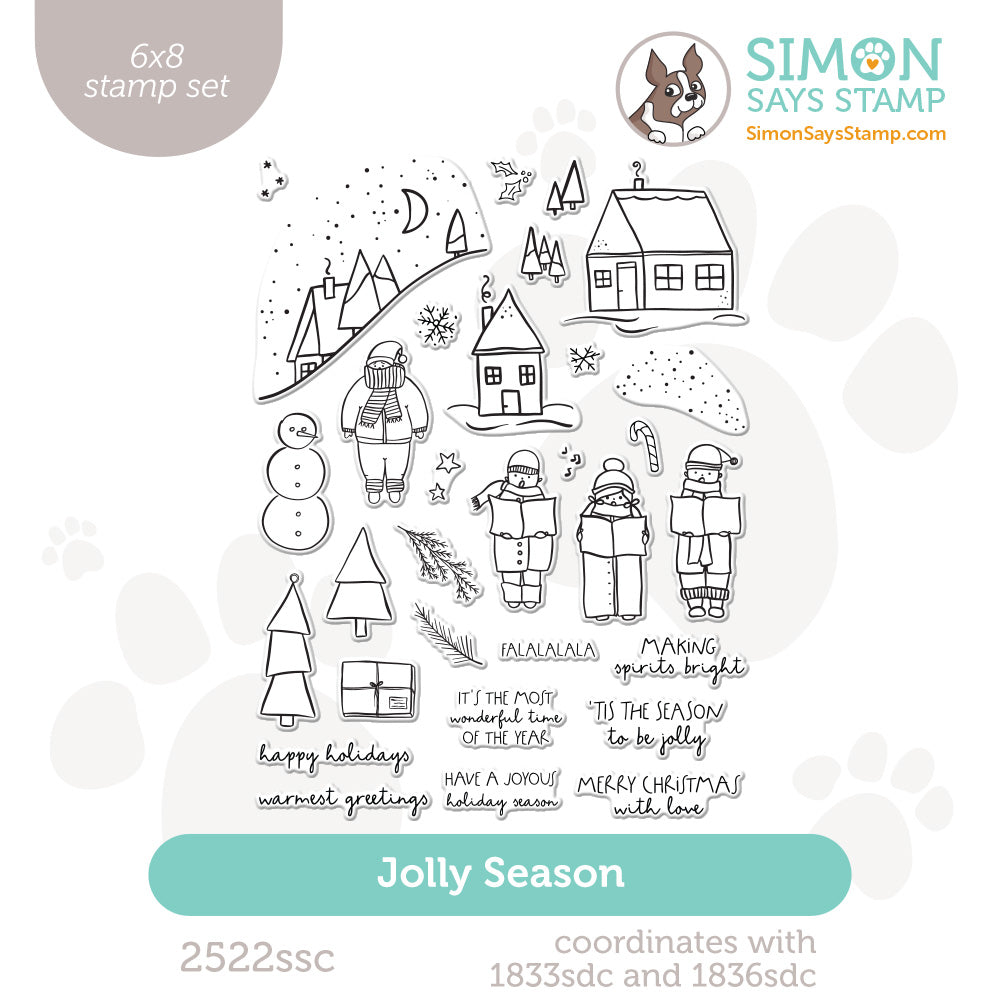 Simon Says Clear Stamps Jolly Season 2522ssc