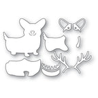 Poppy Stamps Holiday Corgi Dies 2572 pieces