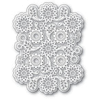 Poppy Stamps Nordic Flourish Background Dies 2588