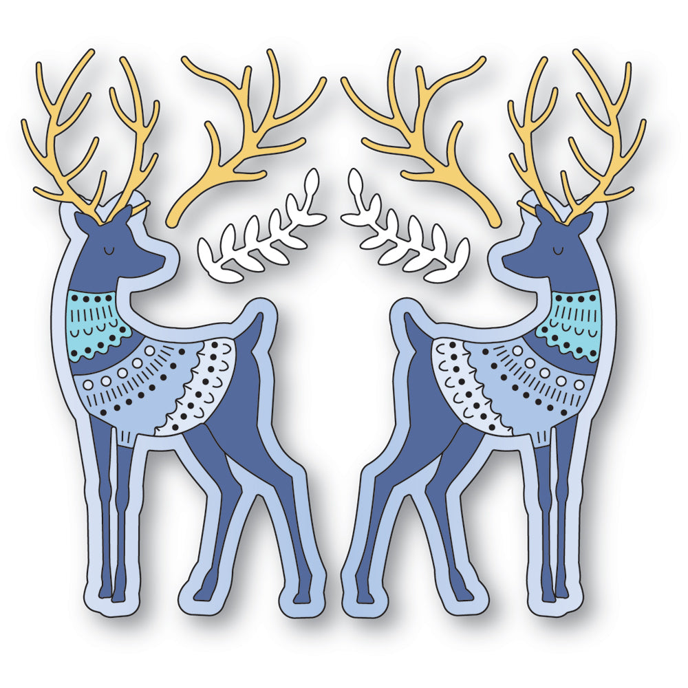 Poppy Stamps Nordic Deer Dies 2592