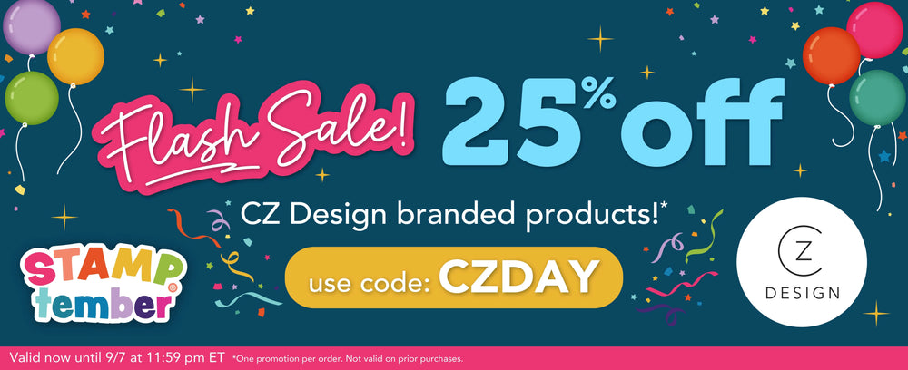 Flash Sale 25% off CZ Design