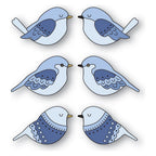 Poppy Stamps Nordic Bird Bunch Dies 2601