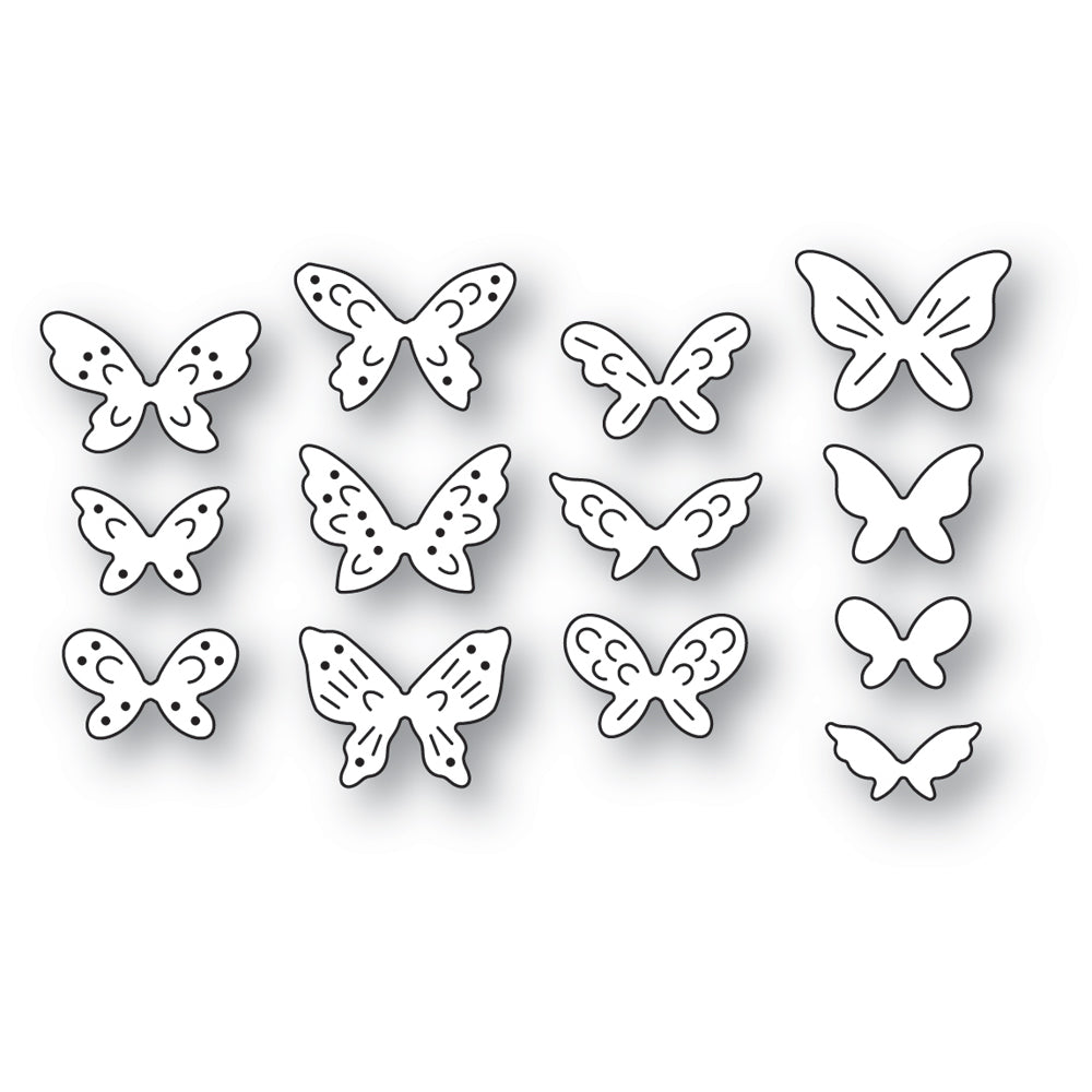 Poppy Stamps Bunches o’ Butterflies Dies 2602