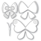 Poppy Stamps Nordic Floral Butterfly Dies 2611 pieces