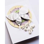 Poppy Stamps Nordic Pattern Rings Dies 2613 butterfly