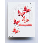 Poppy Stamps Nordic Pattern Rings Dies 2613 just a note