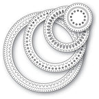 Poppy Stamps Nordic Pattern Rings Dies 2613 pieces