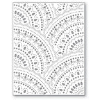 Poppy Stamps Nordic Lacy Plate Die 2615