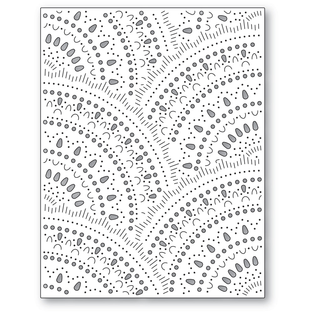 Poppy Stamps Nordic Lacy Plate Die 2615