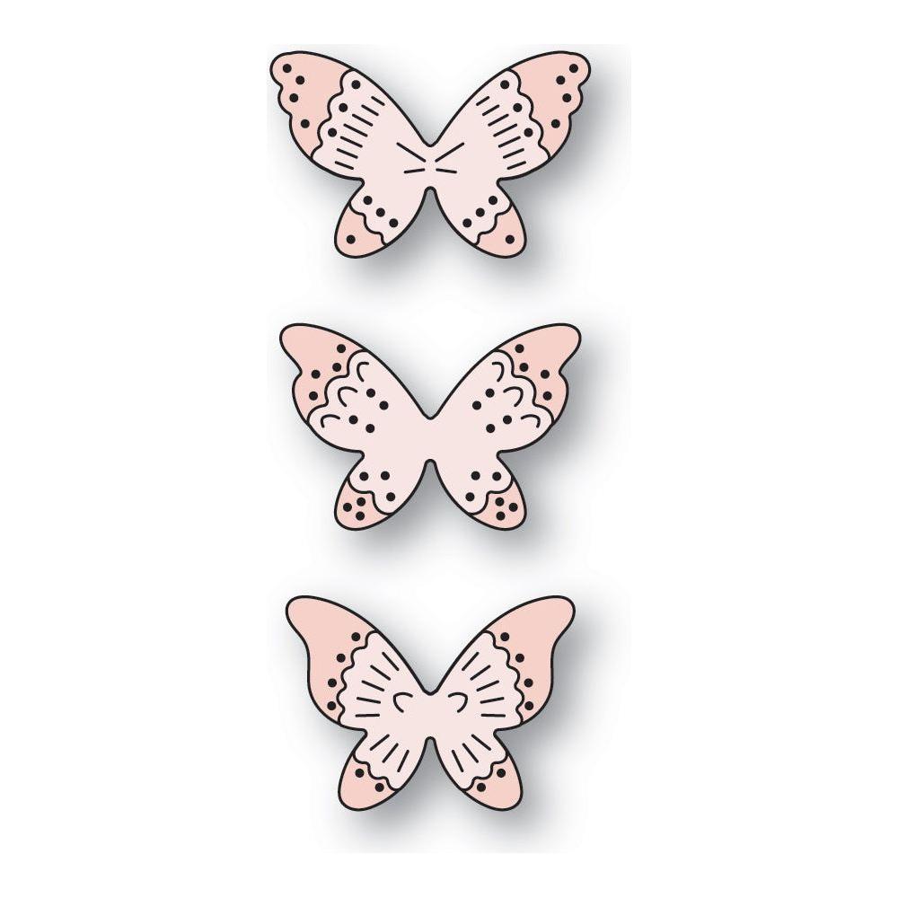 Poppy Stamps Nordic Butterfly Trio Dies 2624
