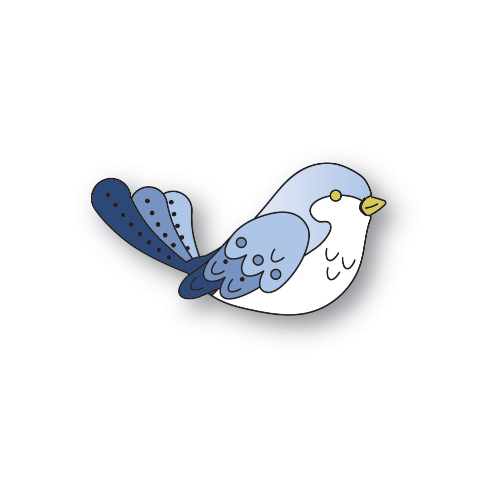 Poppy Stamps Nordic Plumed Bird Dies 2632