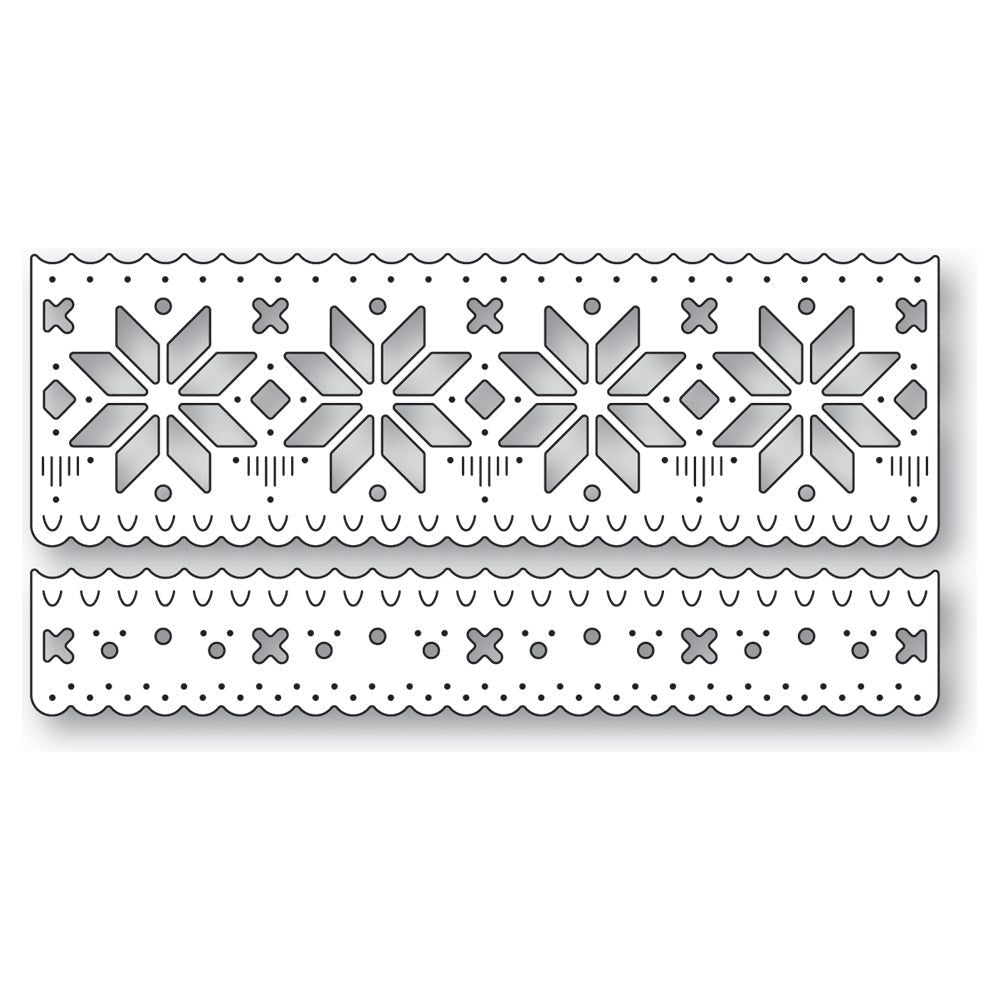 Poppy Stamps Nordic Wintertide Border Set Dies 2633