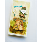 Poppy Stamps Nordic Dancing Gnome Dies 2644 mushroom