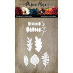 Paper Rose Etched Leaves 1 Dies 28960