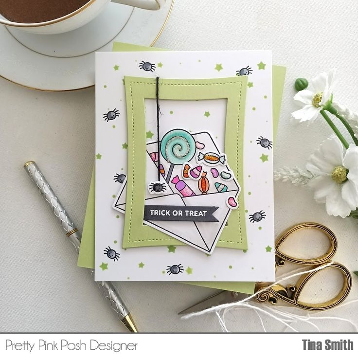Pretty Pink Posh Wonky Stitched Rectangles Dies