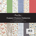 Paper Rose Summer Picnic Patterns 6x6 Paper 29949