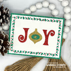 Whimsy Stamps Holly Frame Dies wsd317a joy