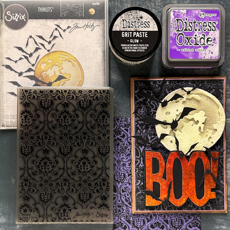 Tim Holtz Distress Halloween Grit Paste Glow Ranger tshk84464 moon | color-code:ALT06
