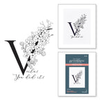 bp-145 Spellbinders Floral V and Sentiment Press Plates product image