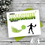 Whimsy Stamps Pickleball Dies wsd255 smashin