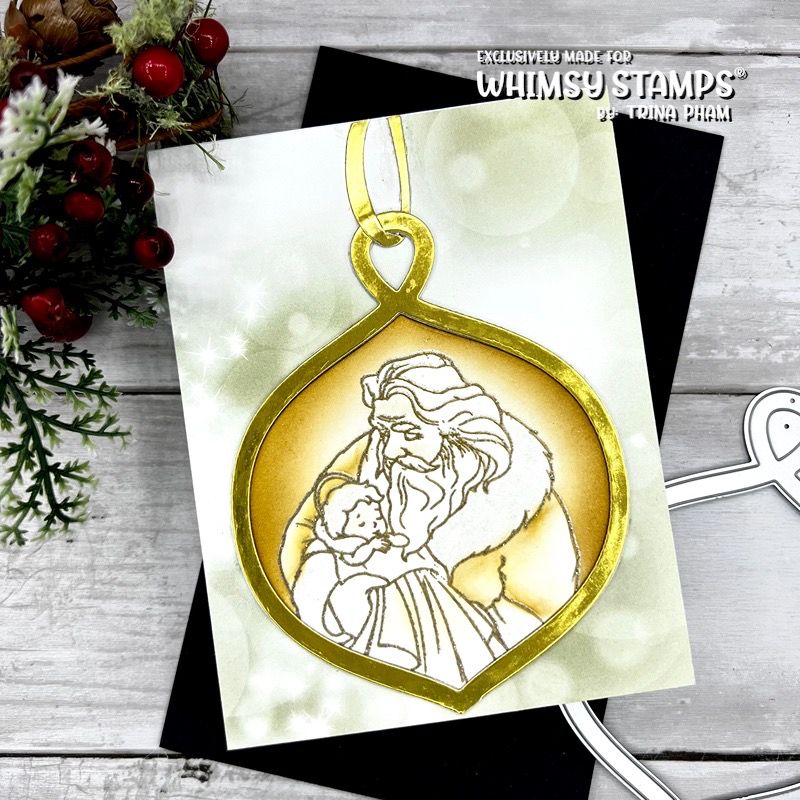 Whimsy Stamps Loopdidoos 1 Dies wsd242 santa claus