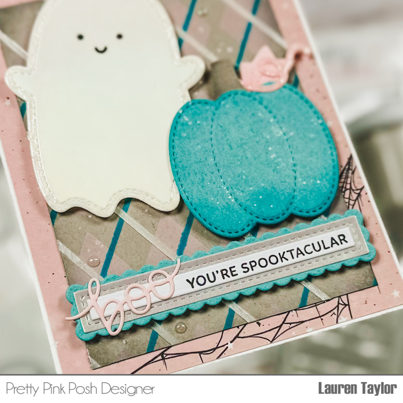 Pretty Pink Posh Stitched Pumpkins Dies spooktacular