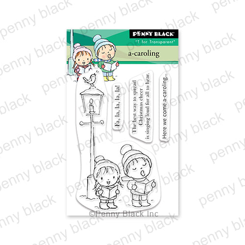 Penny Black Clear Stamps A CAROLING 30-941