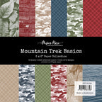 Paper Rose Mountain Trek Basics 6x6 Paper 30039