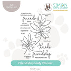 Simon Says Clear Stamps Friendship Leafy Cluster 3020ssc Sweetheart