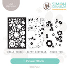 Simon Says Clear Stamps Flower Block 3027ssc Be Bold