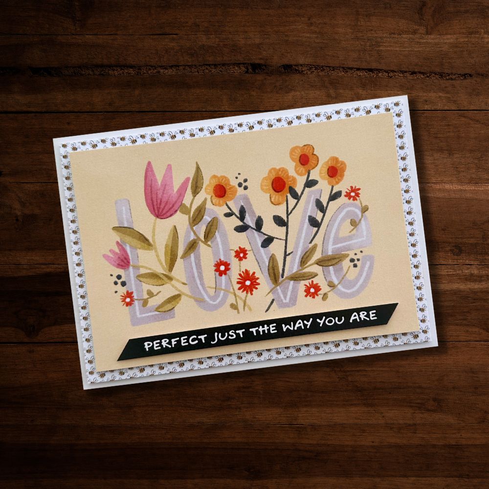 Paper Rose Best Friends 6x6 Paper 30408 perfect love card